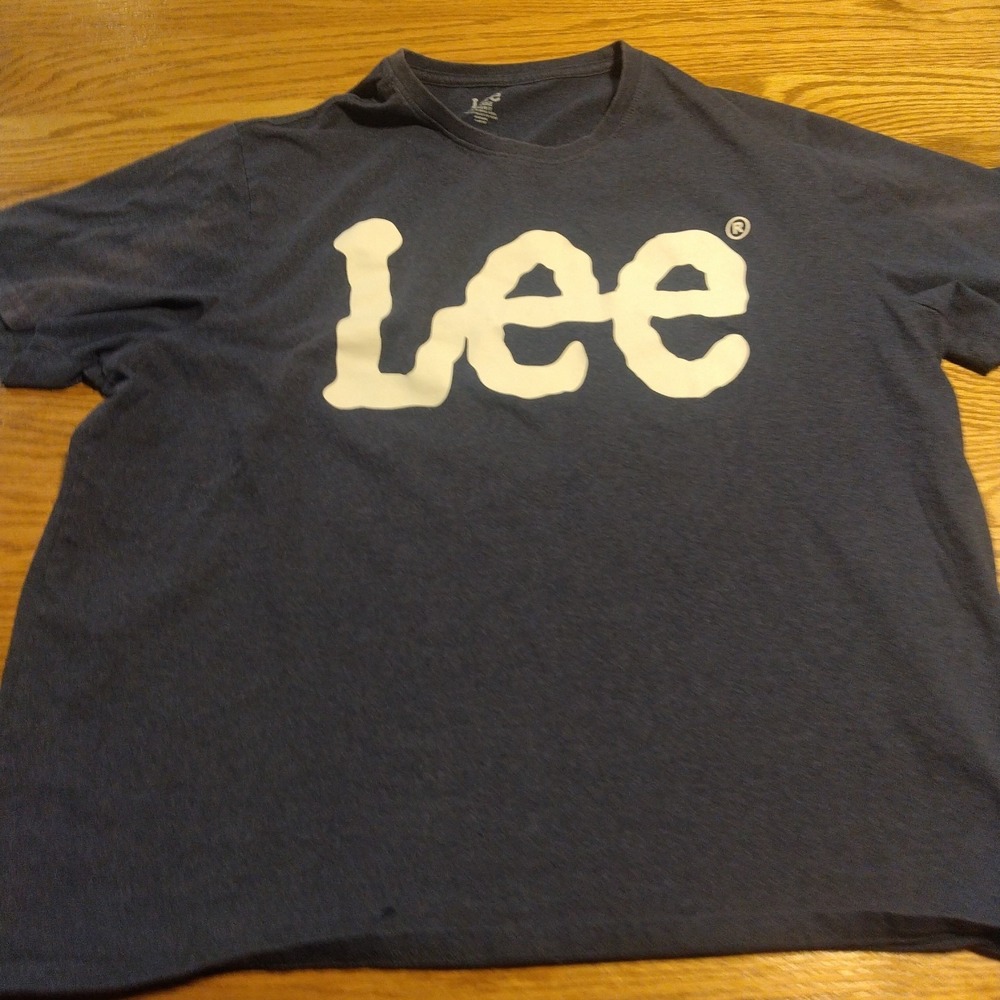 Lee Spellout Logo Short Sleeve Shirt - Size: XXLarge
